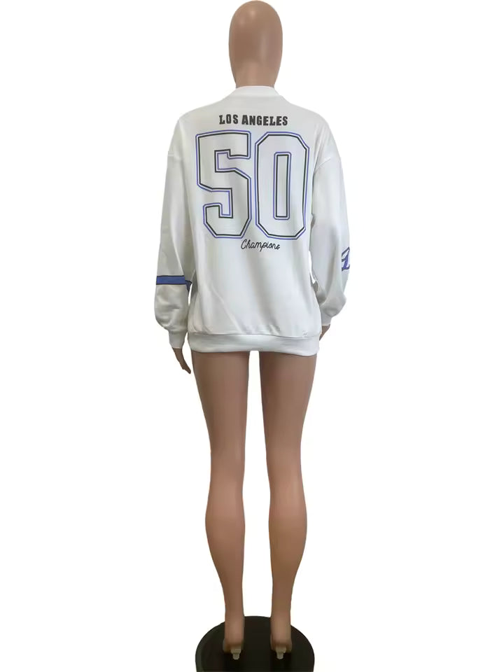 Long Sleeve Dodgers Sweater