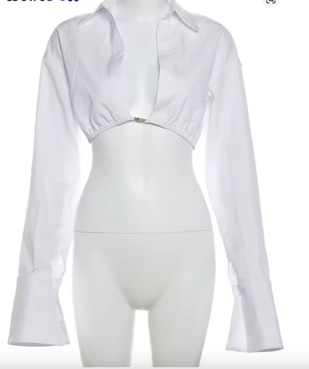 Long Sleeve Cardigan Crop Top