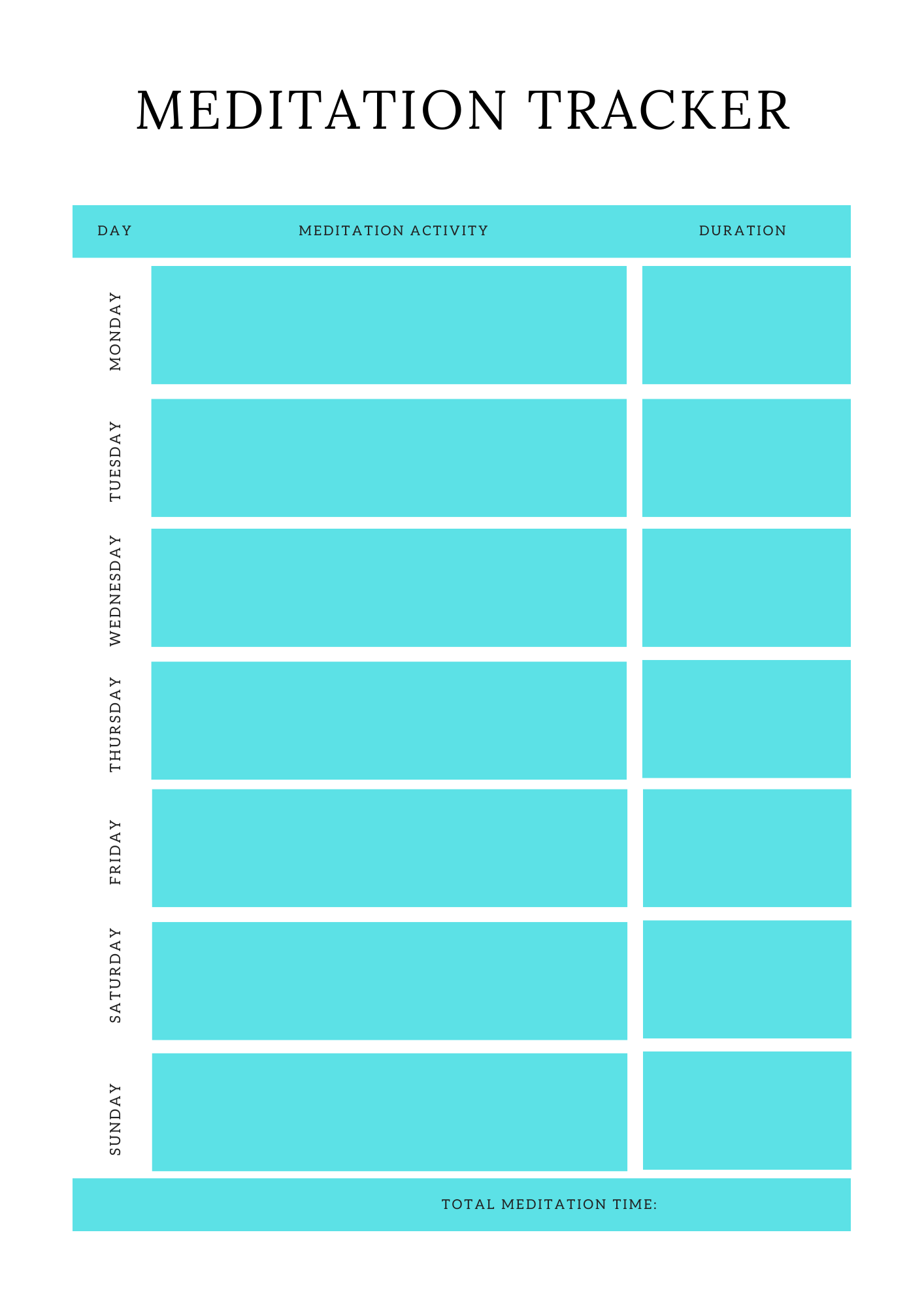 Manifestation Planner