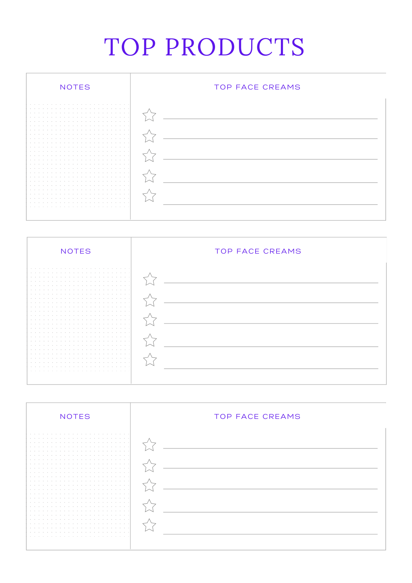 Self-Care Planner