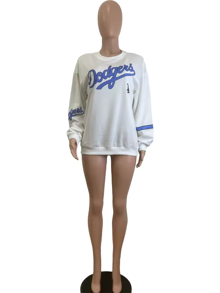 Long Sleeve Dodgers Sweater