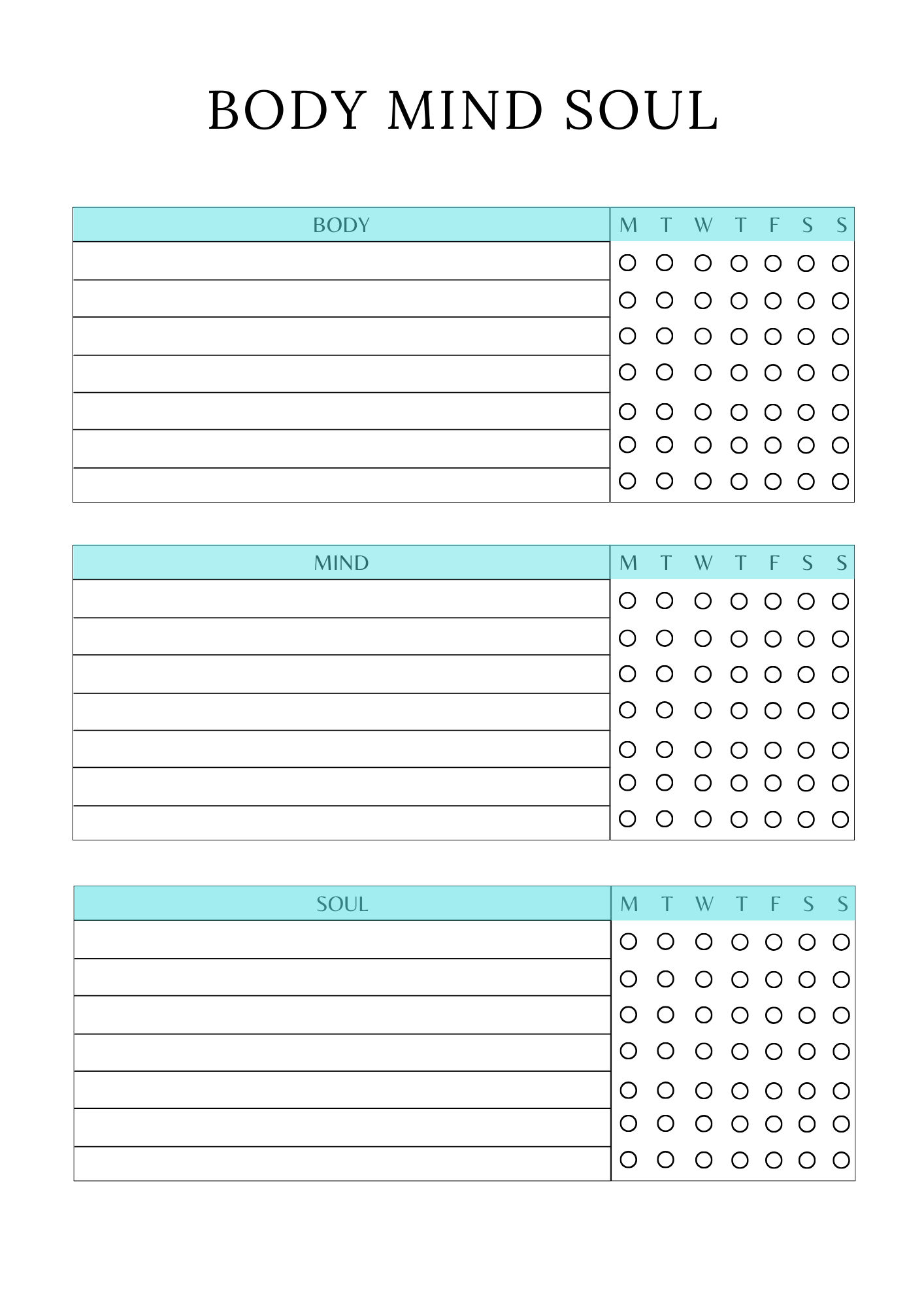 Manifestation Planner