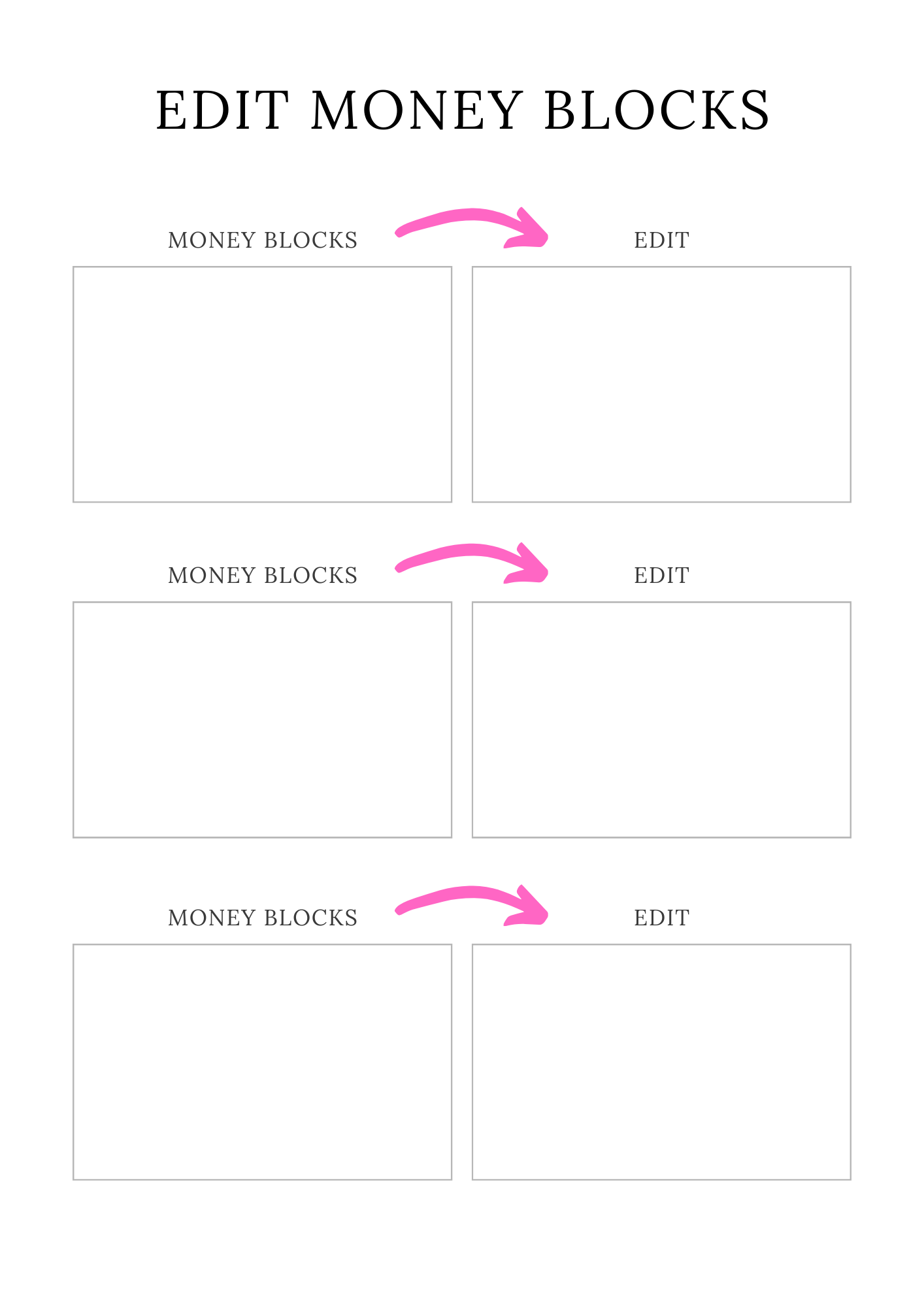 Manifestation Planner