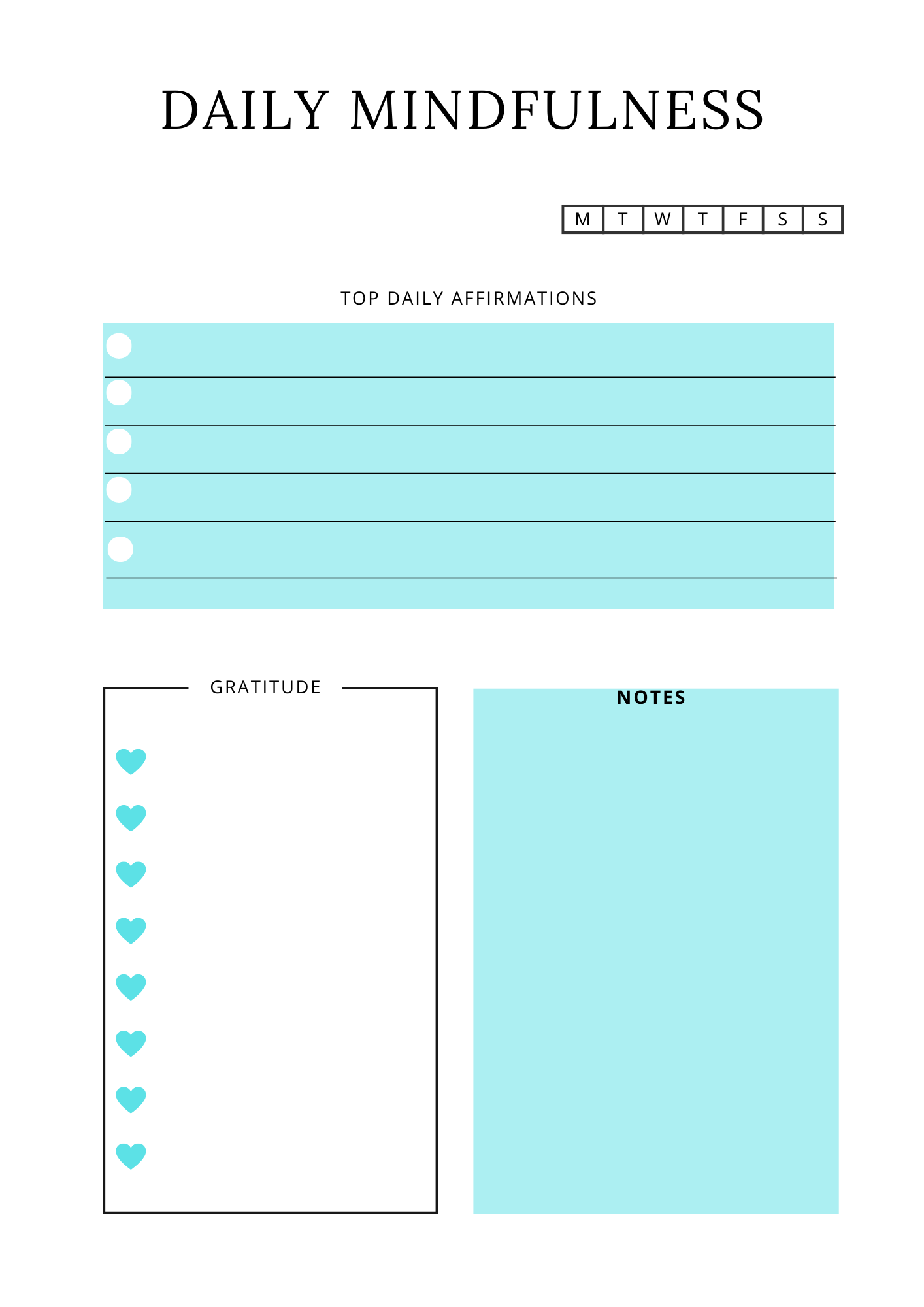 Manifestation Planner