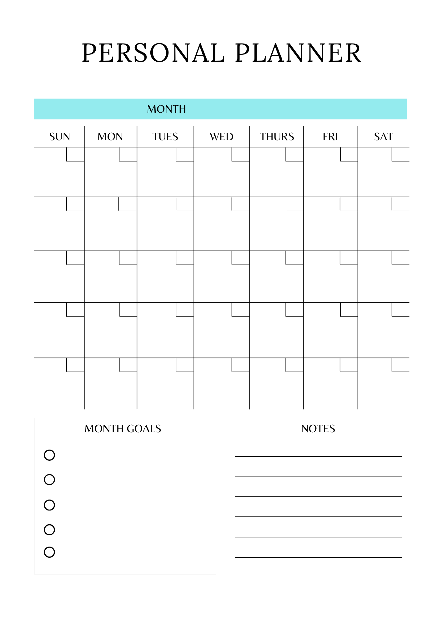 Manifestation Planner