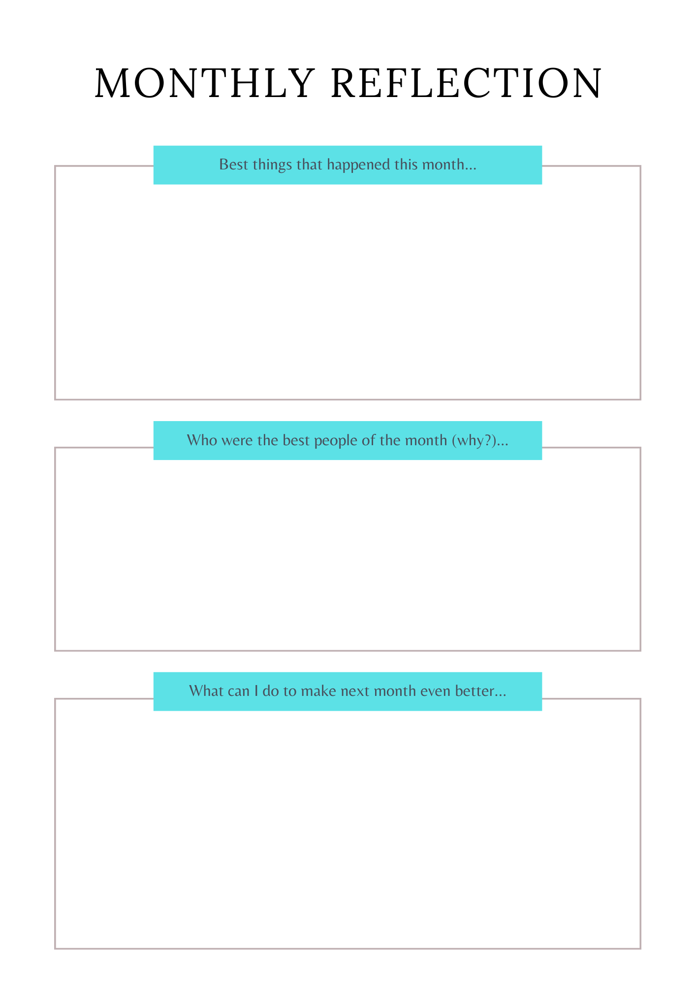 Manifestation Planner