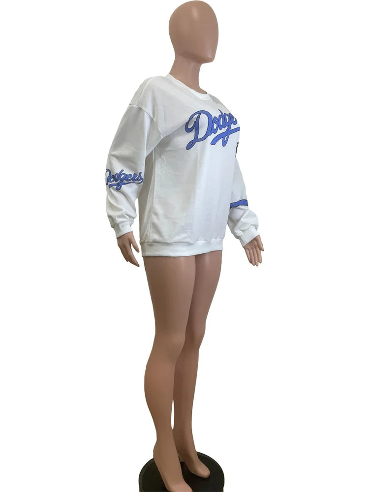 Long Sleeve Dodgers Sweater
