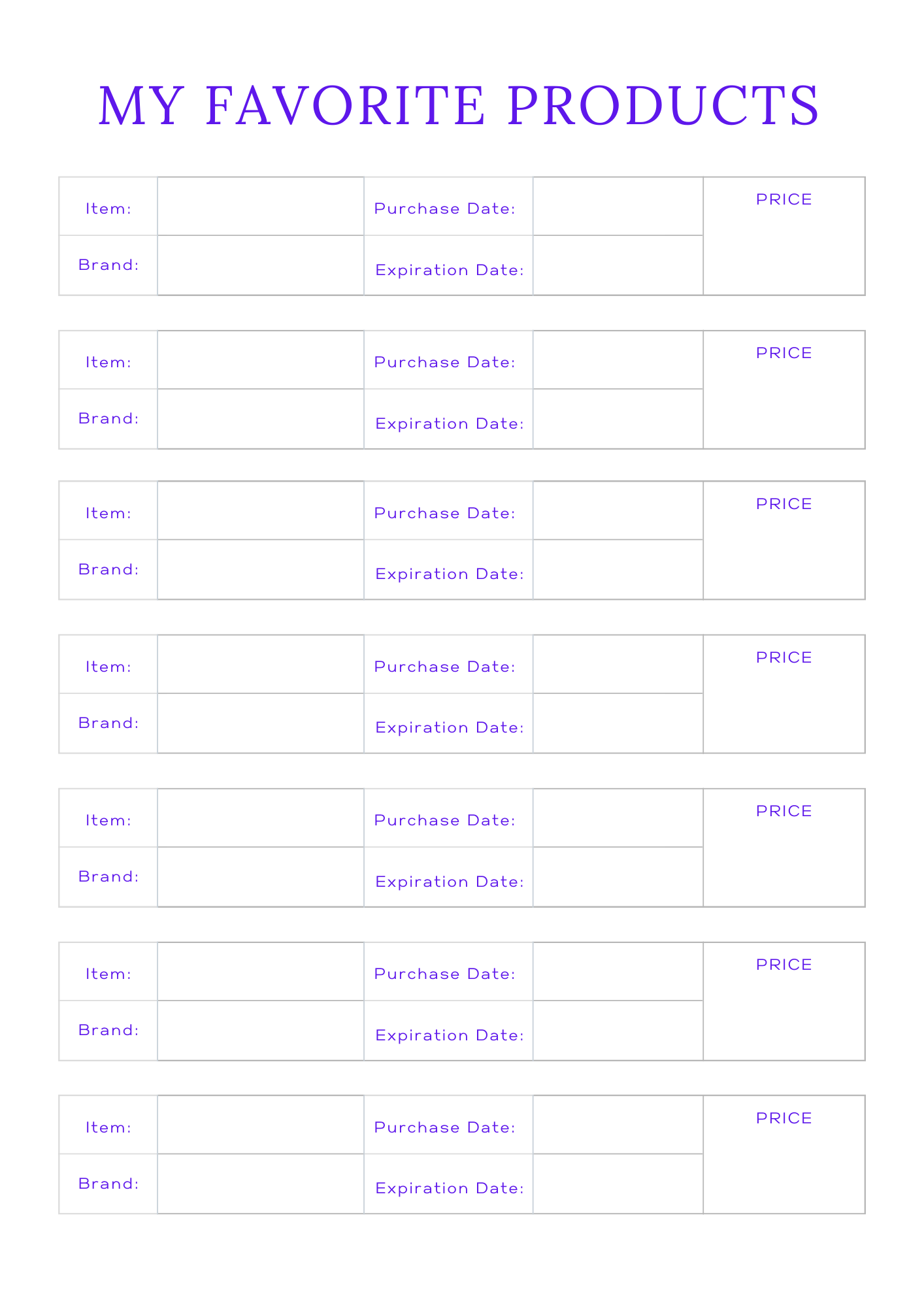 Self-Care Planner