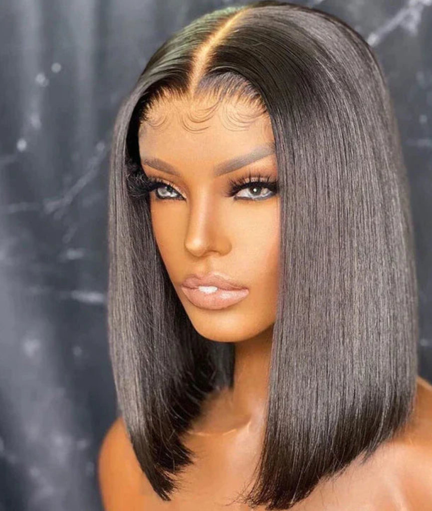 Pre Plucked 13x4 Lace Front Bob Glueless Wigs